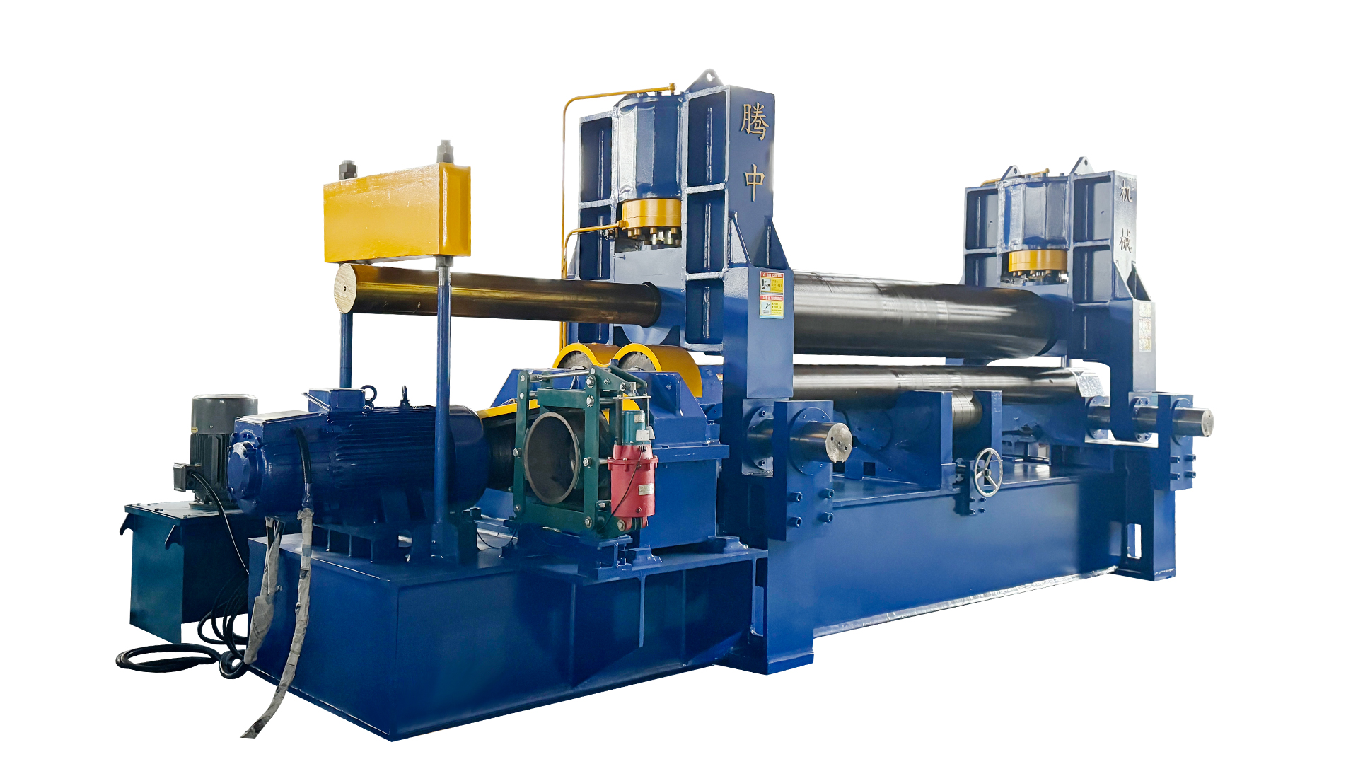 3-valcový hydraulický stroj na valcovanie plechov